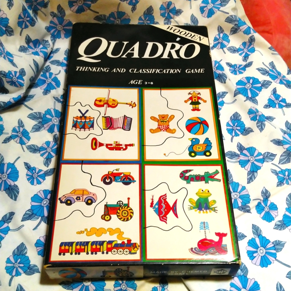 Quadro Learning Game Retro board game